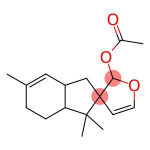 1',3',3'a,6',7',7'a-Hexahydro-1',1',5'-trimethylspiro[furan-3(2H),2'-[2H]inden]-2-ol acetate