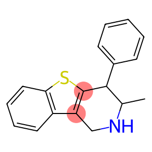 1,2,3,4-Tetrahydro-3-methyl-4-phenyl[1]benzothieno[3,2-c]pyridine