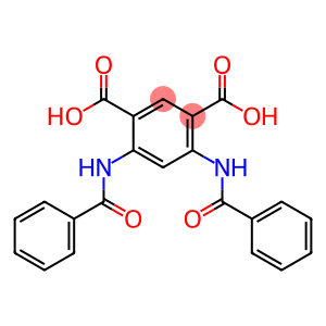 4,6-bis[(phenylcarbonyl)amino]benzene-1,3-dicarboxylic acid