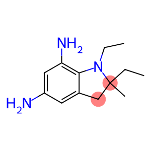 1H-Indole-5,7-diamine,1,2-diethyl-2,3-dihydro-2-methyl-(9CI)