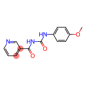 N-[[(4-Methoxyphenyl)amino]carbonyl]-3-pyridinecarboxamide