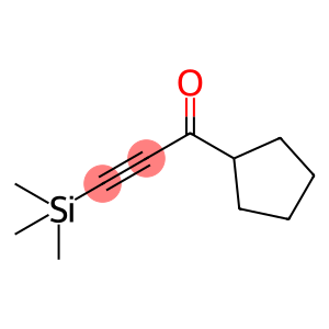 3-cyclopentyl-1-trimethylsilyl-1-propyn-3-one