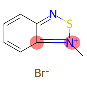 2,1,3-Benzothiadiazolium, 1-methyl-, bromide (1:1)
