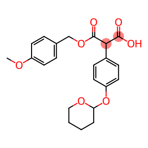 Propanedioic acid, 2-[4-[(tetrahydro-2H-pyran-2-yl)oxy]phenyl]-, 1-[(4-methoxyphenyl)methyl] ester