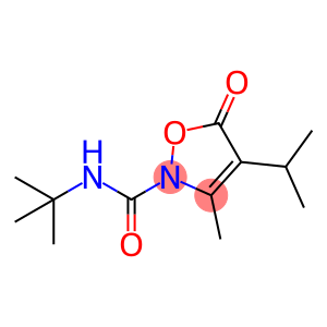 2(5H)-Isoxazolecarboxamide,  N-(1,1-dimethylethyl)-3-methyl-4-(1-methylethyl)-5-oxo-