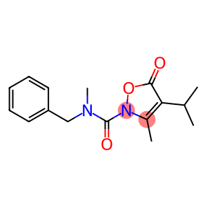 2(5H)-Isoxazolecarboxamide,  N,3-dimethyl-4-(1-methylethyl)-5-oxo-N-(phenylmethyl)-