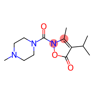 Piperazine,  1-methyl-4-[[3-methyl-4-(1-methylethyl)-5-oxo-2(5H)-isoxazolyl]carbonyl]-  (9CI)