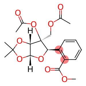 3-C-[(Acetyloxy)methyl]-1-O,2-O-isopropylidene-α-D-xylofuranose 3-acetate 5-benzoate