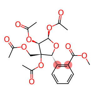 3-C-[(Acetyloxy)methyl]-α-D-xylofuranose 1,2,3-triacetate 5-benzoate