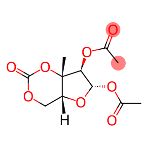 3-C-Methyl-β-D-xylofuranose 1,2-diacetate 3,5-carbonate