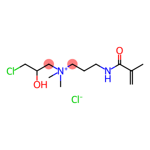 N-(3-Chloro-2-hydroxypropyl)-N-[3-(methacryloylamino)propyl]-N,N-dimethylaminium·chloride