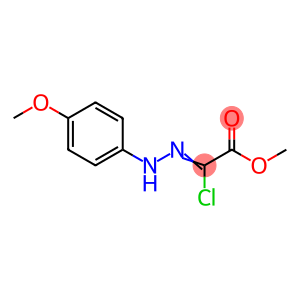 Acetic acid, 2-chloro-2-[2-(4-methoxyphenyl)hydrazinylidene]-, methyl ester