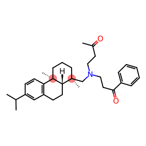 4-[[[[(1R)-1,2,3,4,4a,9,10,10aα-Octahydro-1β,4aβ-dimethyl-7-(1-methylethyl)phenanthren]-1-yl]methyl](3-oxo-3-phenylpropyl)amino]-2-butanone