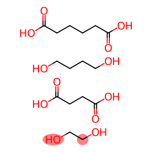 Hexanedioic acid, polymer with butanedioic acid, 1,4-butanediol and 1,2-ethanediol