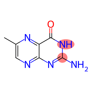 4(1H)-Pteridinone, 2-amino-6-methyl-