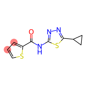 2-Thiophenecarboxamide, N-(5-cyclopropyl-1,3,4-thiadiazol-2-yl)-