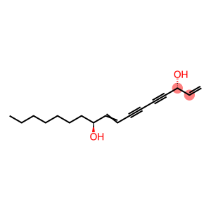 1,8-Heptadecadiene-4,6-diyne-3,10-diol, (3R,10S)-