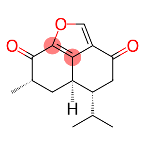 (5R)-5,5aα,6,7-Tetrahydro-7α-methyl-5α-isopropyl-3H-naphtho[1,8-bc]furan-3,8(4H)-dione