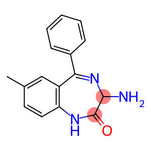 2H-1,4-Benzodiazepin-2-one, 3-amino-1,3-dihydro-7-methyl-5-phenyl-