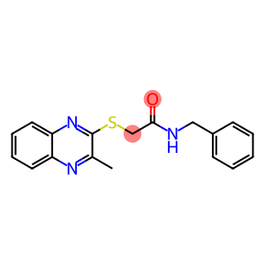 N-benzyl-2-((3-methylquinoxalin-2-yl)thio)acetamide