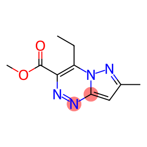 Pyrazolo[5,1-c][1,2,4]triazine-3-carboxylic acid, 4-ethyl-7-methyl-, methyl ester