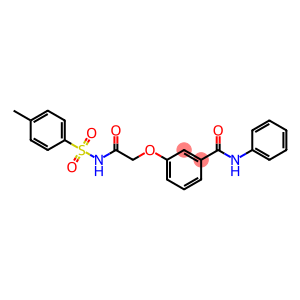 3-(2-{[(4-methylphenyl)sulfonyl]amino}-2-oxoethoxy)-N-phenylbenzamide