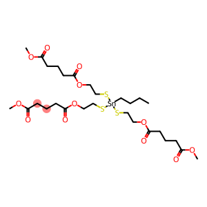 dimethyl 10-butyl-10-[[2-[(5-methoxy-1,5-dioxopentyl)oxy]ethyl]thio]-5,15-dioxo-6,14-dioxa-9,11-dithia-10-stannanonadecanedioate