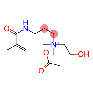 (2-hydroxyethyl)dimethyl[3-[(2-methyl-1-oxoallyl)amino]propyl]ammonium acetate