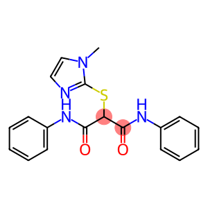 2-((1-methyl-1H-imidazol-2-yl)thio)-N1,N3-diphenylmalonamide