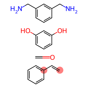 Formaldehyde, telomer with 1,3-benzenedimethanamine, 1,3-benzenediol and ethenylbenzene