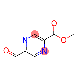 Pyrazinecarboxylic acid, 5-formyl-, methyl ester (9CI)