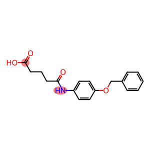 5-[4-(benzyloxy)anilino]-5-oxopentanoic acid