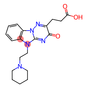 3-[3-OXO-5-(2-PIPERIDIN-1-YLETHYL)-3,5-DIHYDRO[1,2,4]TRIAZINO[2,3-A]BENZIMIDAZOL-2-YL]PROPANOIC ACID