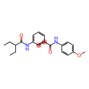 Benzamide, 3-[(2-ethyl-1-oxobutyl)amino]-N-(4-methoxyphenyl)-