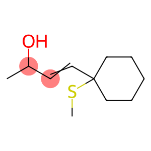 3-Buten-2-ol,4-[1-(methylthio)cyclohexyl]-(9CI)