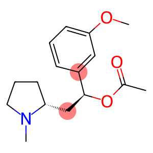 2-Pyrrolidineethanol, α-(3-methoxyphenyl)-1-methyl-, acetate (ester), (R*,S*)- (9CI)