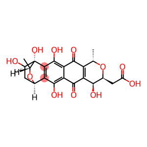 (1R,13R)-1,3,4,6,7,9,10,11-Octahydro-4α,5,10β,12,13-pentahydroxy-3α,7α-dimethyl-6,11-dioxo-1β,4-ethanonaphtho[2,3-c:6,7-c']dipyran-9β-acetic acid