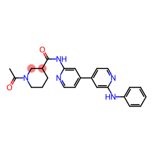 1-acetyl-N-(2'-(phenylaMino)-[4,4'-bipyridin]-2-yl)piperidine-3-carboxaMide