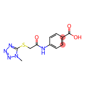 4-{2-[(1-Methyl-1H-1,2,3,4-tetrazol-5-yl)sulfanyl]acetamido}benzoic Acid