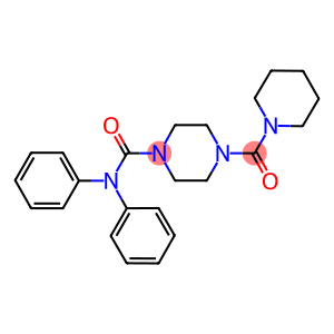 N,N-diphenyl-4-(1-piperidinylcarbonyl)-1-piperazinecarboxamide