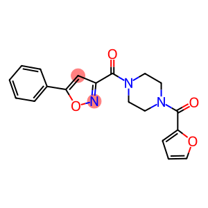 1-(2-furoyl)-4-[(5-phenyl-3-isoxazolyl)carbonyl]piperazine