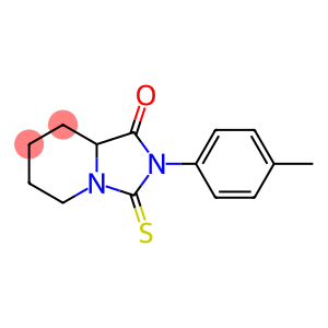 Imidazo[1,5-a]pyridin-1(5H)-one, hexahydro-2-(4-methylphenyl)-3-thioxo-
