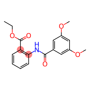 ethyl 2-[(3,5-dimethoxybenzoyl)amino]benzoate