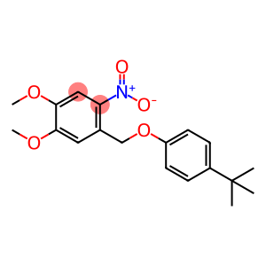 4-[[4-(tert-butyl)phenoxy]methyl]-5-nitroveratrole