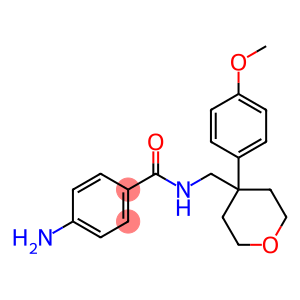 Benzamide, 4-amino-N-[[tetrahydro-4-(4-methoxyphenyl)-2H-pyran-4-yl]methyl]-