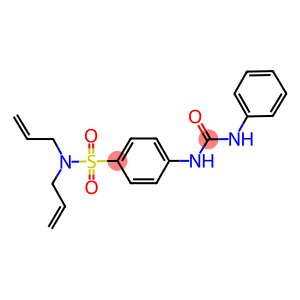 N,N-diallyl-4-[(anilinocarbonyl)amino]benzenesulfonamide