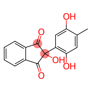 1H-Indene-1,3(2H)-dione, 2-(2,5-dihydroxy-4-methylphenyl)-2-hydroxy-
