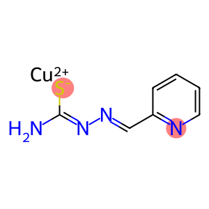 2-formylpyridine thiosemicarbazonato copper(II)