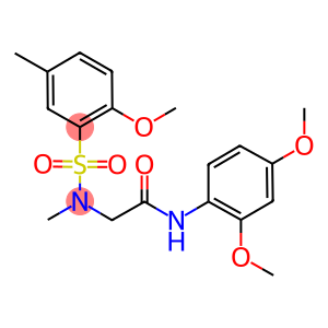 N-(2,4-dimethoxyphenyl)-2-[[(2-methoxy-5-methylphenyl)sulfonyl](methyl)amino]acetamide