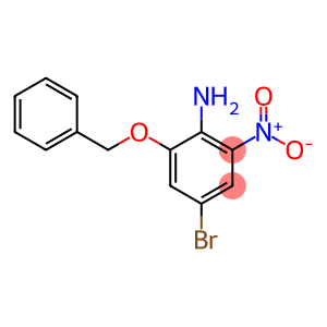 Benzenamine, 4-bromo-2-nitro-6-(phenylmethoxy)-